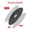 COWANIEE 14 Pcs Angle Grinder Discs, Stainless Steel Metal Cutting