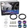 iJDMTOY Universal Fit Neo Chrome Finish JDM Quick Release Fastener