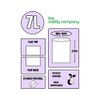 The Caddy Company 7 Litre (7L) Compostable Caddy Bin Liners,