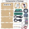 Stroagymoon DIY Bluetooth Speaker Kit LED FM Radio USB Mini