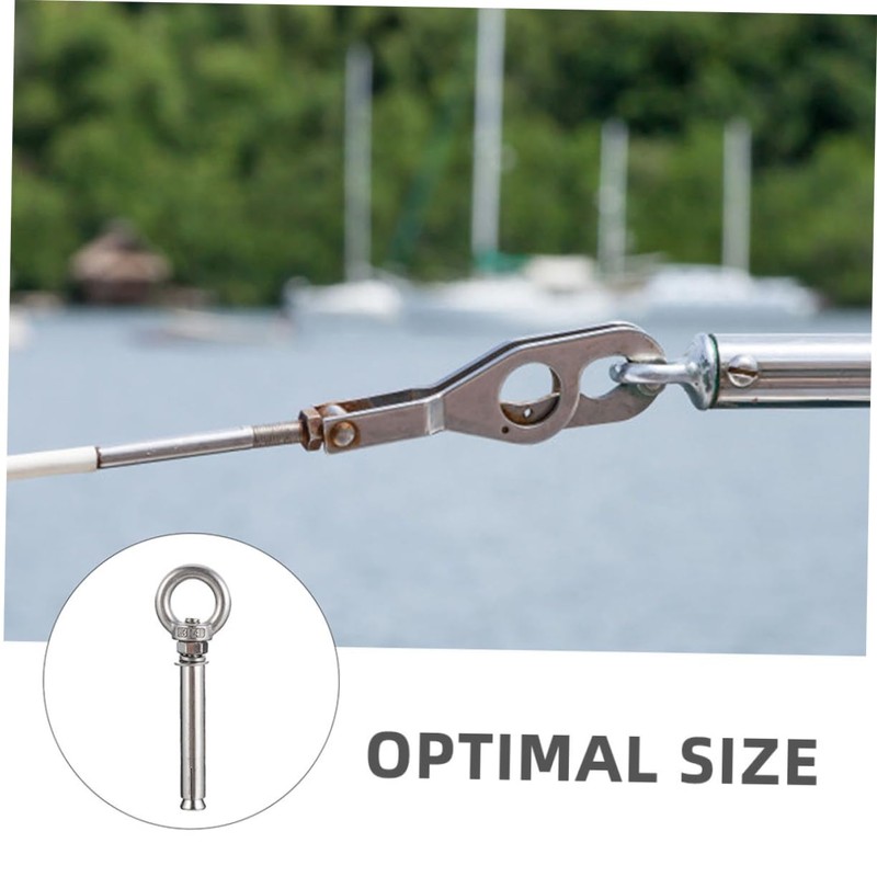 Gadpiparty Stainless-Steel Expansion Screws 2pcs Masonry Anchor Concrete Wall Hooks