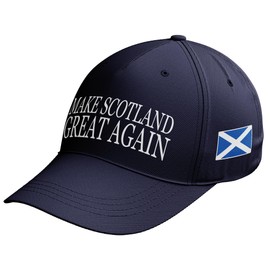 Make Scotland Great Again Cap Scottish Pride Patriot Culture Heritage Baseball Hat, One Size, Navy