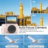 SOPPY 5K Digital Camera with WiFi Transfer, 75MP Vlogging, 18X
