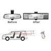 ICBEAMER 9.4" 240mm Easy Clip on Wide Angle Panoramic Blind
