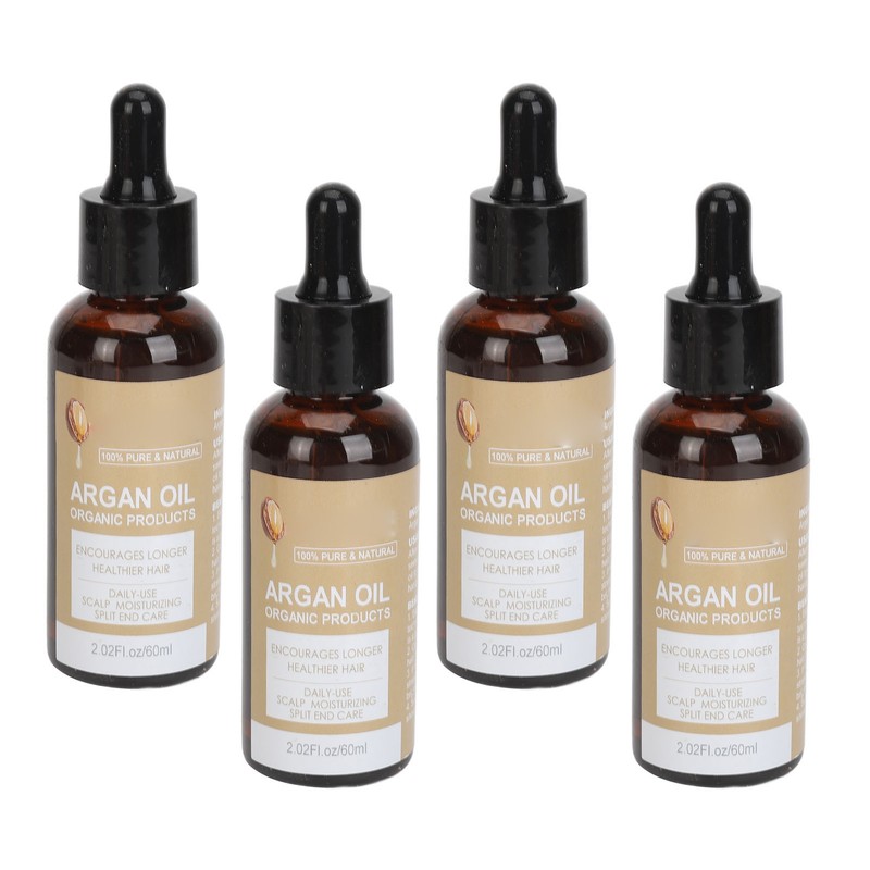 4pcs Argan Oil Hair Growth Serum Boost Thin Hair Increase