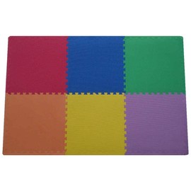 Get Rung Fitness Mat with Interlocking Foam Tiles for Gym Flooring. Excellent for Pilates, Yoga, Aerobic Cardio Work Outs and Kids Playrooms. Perfect Exercise Mat(Color, 24SQFT)