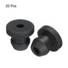 QUARKZMAN Pack of 20 Snap Rubber Grommet Connectors Mounting Diameter