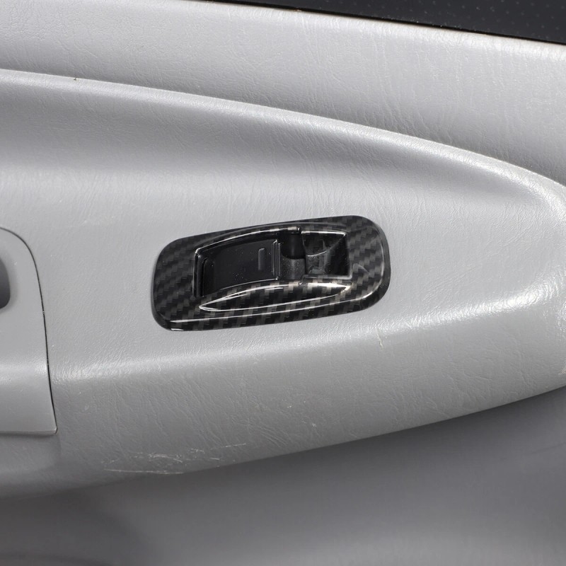 momocar Carbon Fiber Inner Glass Lift Switch & Handle Trim