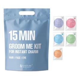 Kit De Cuidado Naisture 15 Min Para Hombres Con Cabello, Col