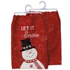 Primitives by Kathy Let It Snow Home Décor Kitchen Towel