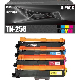 TN258 TN258XL Toner Cartridge Compatible with Brother MFC-L8390CDW, MFC-L3760CDW , DCP-L3560CDW, DCP-L3520CDW, HL-L8240CDW, HL-L3280CDW Printer (1Black)