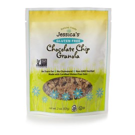 Jessica’s Chocolate Chip Granola - Packs of 10 (2oz Snack Bags) - Handmade, Non-GMO, Gluten-Free, Whole Grain