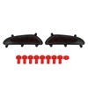 LED Rear Bumper Reflective Fog Brake Turn Indicator Black Left