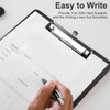 A4 Clip Board, Black Plastic Clipboard,Clip Boards Folder,Mini Plastic Writing