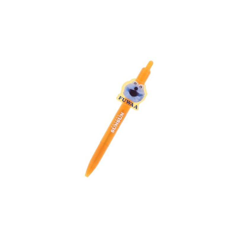 Sun-Star Stationery Puppet S4658477 Ballpoint Pen with Plate, Orange