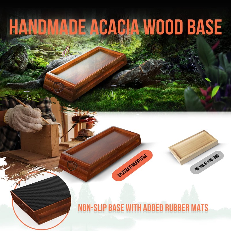 Extra Large Knife Sharpening Stone Kit - YeopAsda Thickered 3