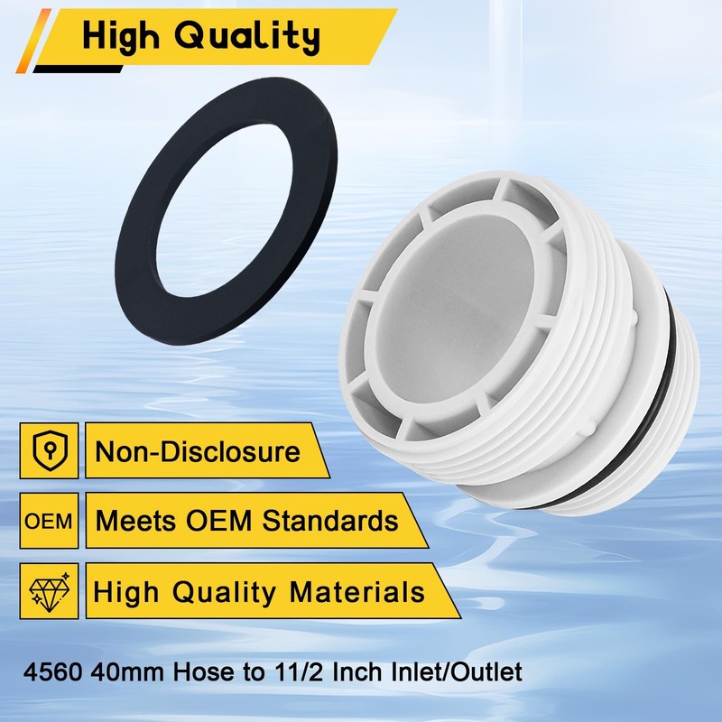 4560 pool Hose Adapters Kit 1 1/2 pvc fittings Compatible
