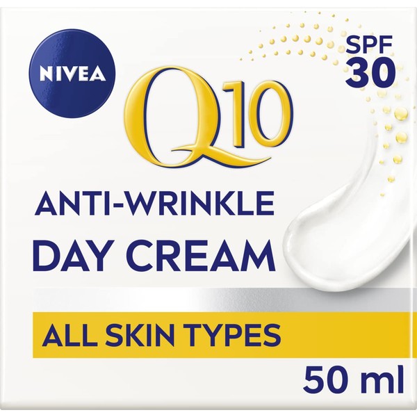 NIVEA Q10 Anti-Wrinkle Power Protecting Day Cream SPF 30 (50ml),