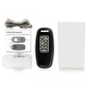 USB Charging Step Counter Walking 3D Pedometer with Large LCD