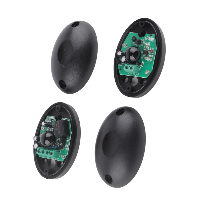 2Pcs Single Infrared Beam Sensor IP55 Protection Automatic Infrared Photocell