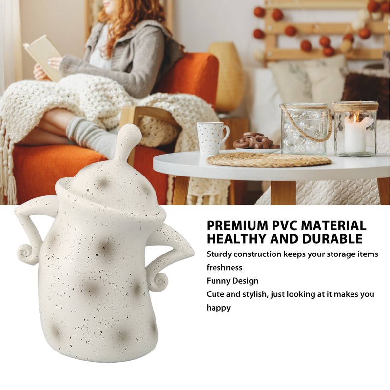 Canister with Attitude Decorative Cute Funny Food Storage Jar with