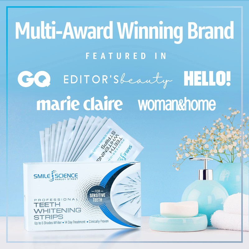 Teeth Whitening Strips 56 Strips, Twin Pack - Up to