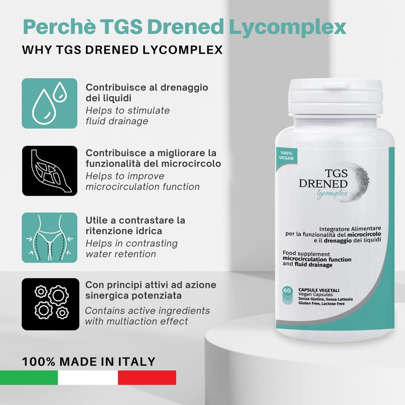 TGS Drened Lycomplex | Draining Supplement | Promotes Microcirculation |