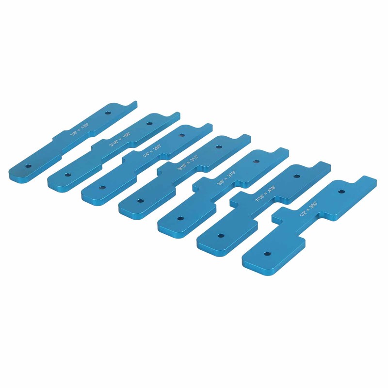 7Pcs Gauge Block Set Aluminum Alloy Saw Table Setup Bars