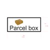Generic Parcel Box Labelling Sticker in English for England UK