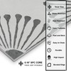 INNO STICKERS 16-Sheet Peel and Stick Floor and Wall Tile,