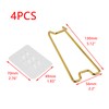Crapyt 4 PCS Picture Frame Stand Adhesive Easel Back for