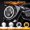 FZPJJNB 5.75 Inch Headlight For Yamaha VStar XVS 650 950