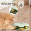 KECUSIN Cat Turntable Toy – Cat Interactive Slow Feeder Toy,