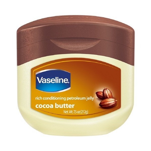 Vaseline Rich Conditioning Petroleum Jelly, Cocoa Butter 7.5 oz (212 g) package of 4