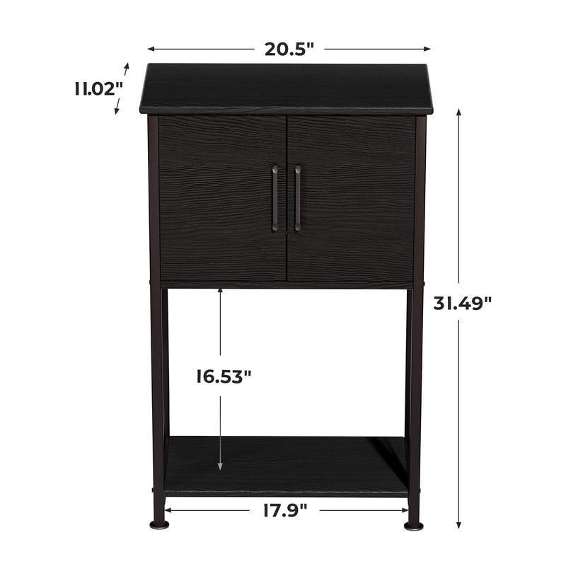 Herture 5-10 Gallon Fish Tank Stand, Metal Double Aquarium Stand