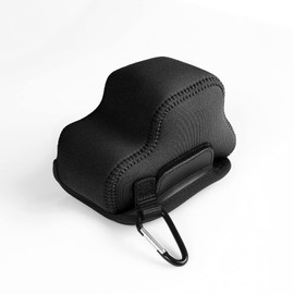 MegaGear Ultra Light Neoprene Camera Case compatible with Sony ZV-E10 (Black)(16-50mm), MG2008