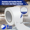Bghdas 2 Roll Vapor Barrier Tape, 3" Wide x 180'