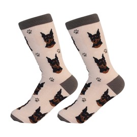 Min Pin Socks - Soft Combed Cotton - One Size Fits Most