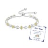 Esmoly Bracelets for Womens Tennis Bracelet Silver Birthstone Bracelet with