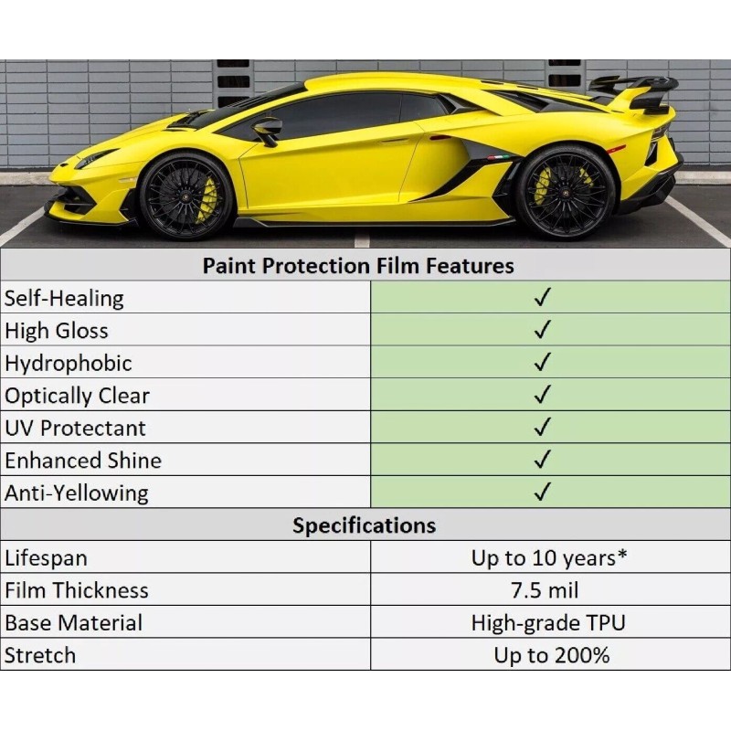 Unbranded For Ford Bronco Raptor 2022-2024 FrontBumper Paint Protection Film