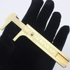 EKLOEN Mini Brass Sliding 80mm Double Scale Caliper for Measuring