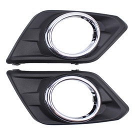 ApplianPar 2Pcs Front Driver and Passenger Side Fog Light Bezel Cover for Rogue 2014 2015 2016