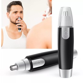 donwell Unisex Electric Stainless Steel  Nose Hair Trimmer Black Ear & Nose Hair Trimmer