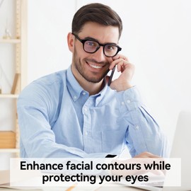 Dollger Blue Light Glasses for Women Men Computer Glasses Square Blue Light Blocking Glasses