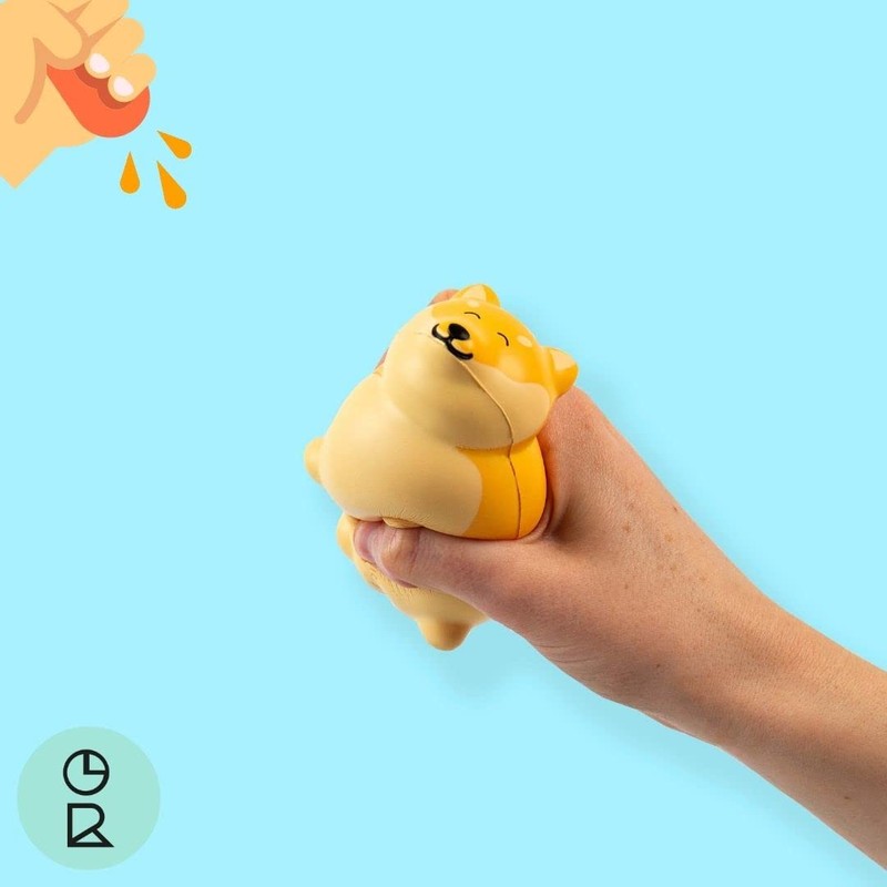 Gift Republic Gift Republic Chonky Boi Stress Toy Yellow/Orange 8