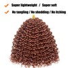 ENBEAUTIFUL 18 Inch 8 Packs Curly Crochet Hair Beach Curl