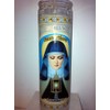 Brilux Saint Clara (Santa Clara) 7 Day Unscented White Candle