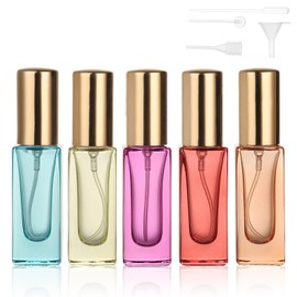 RAMFIYN 6ml Set of 5 Travel Perfume Bottle Refillable Perfume Bottle Travel Cologne Sprayer Mini Perfume Bottle Small Perfume Spray Bottle