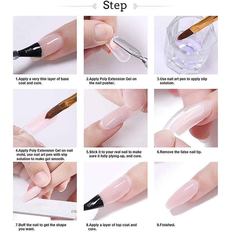 Nail Gel Kit Gel Builder Nail Kit with Nail Extension