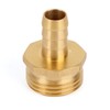 BOXOB 2pcs Solid Brass 1/2" PEX Barb to 3/4" GHT